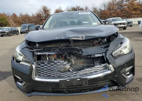 2021 Infiniti Q50 Luxe from USA, damaged, VIN JN1EV7BRXMM750955